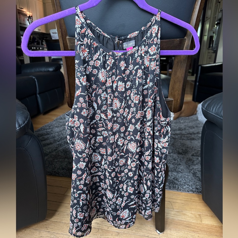 Vince Camuto Floral Sleeveless Top